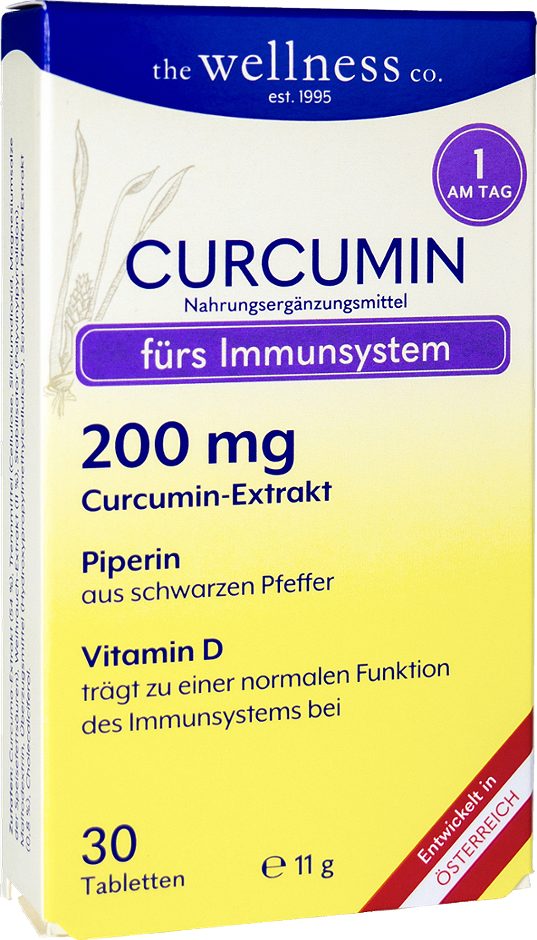 Wellness Curcumin & Piperin 30 Tabletten 30 STK