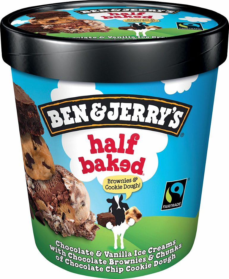 Ben & Jerry's Ice Cream Half Baked 465 ML