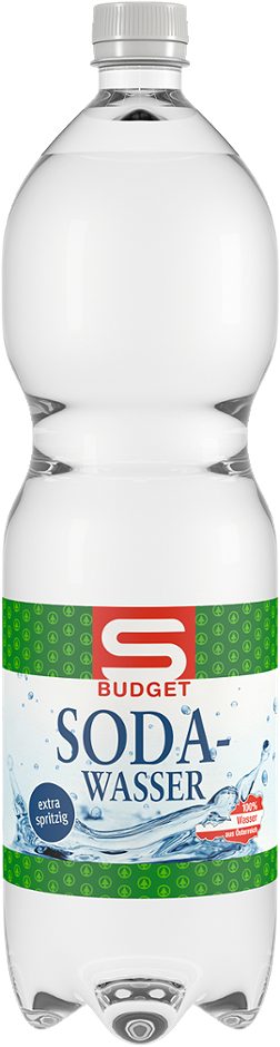 S-BUDGET Sodawasser 1,5 L EINWEG mit Pfand