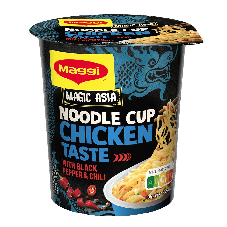 Maggi Magic Asia Instant Nudel Cup Chicken with black pepper