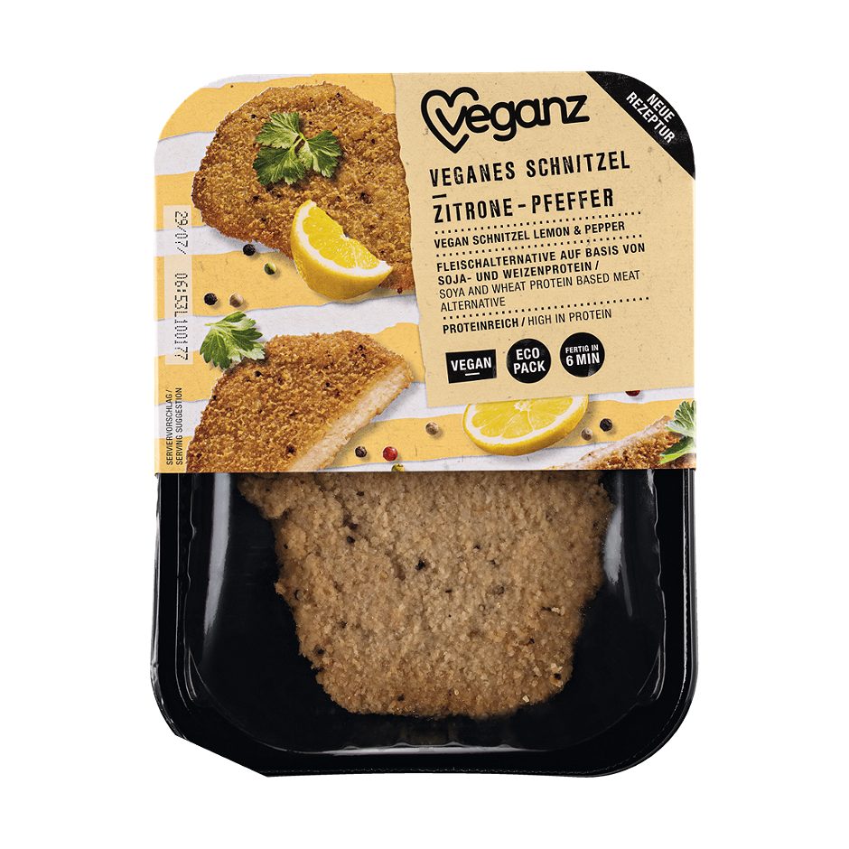 Veganz Veganes Schnitzel Zitronen-Pfeffer 200 G