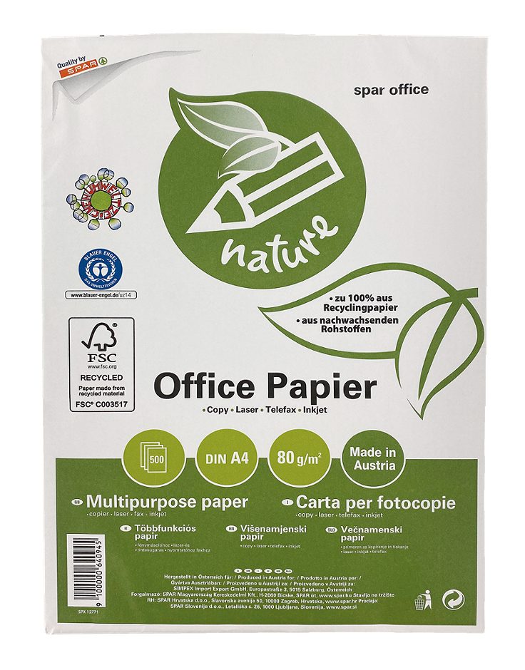 SPAR office nature Multifunktionspapier A4 500 Blatt