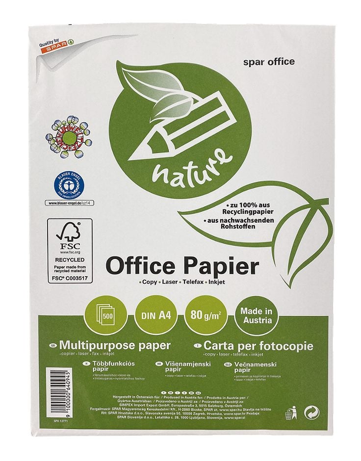 SPAR office nature Multifunktionspapier A4 500 Blatt