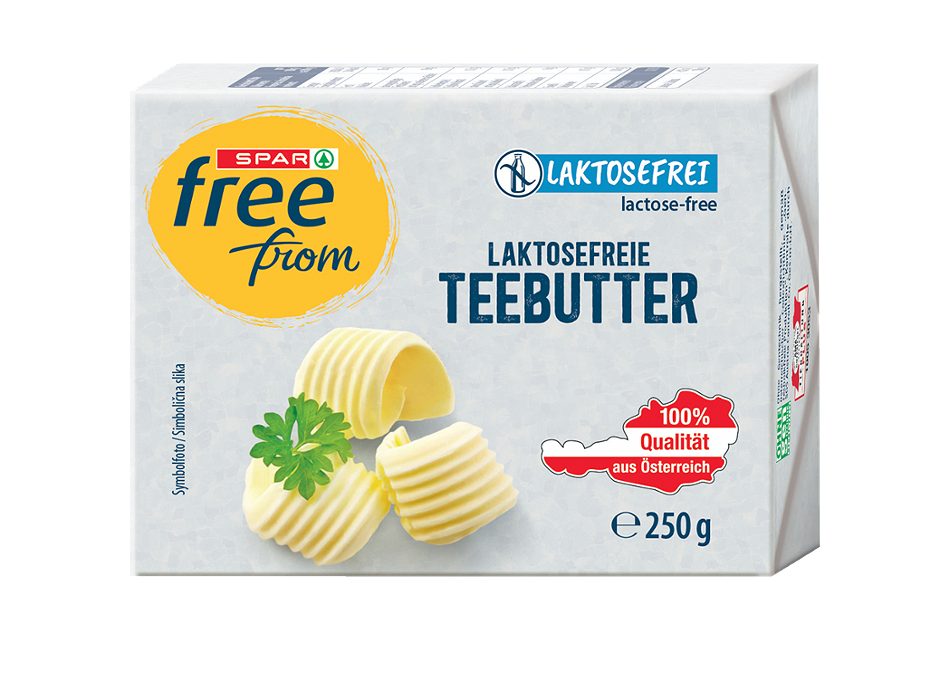 SPAR free from laktosefreie Teebutter 250 G