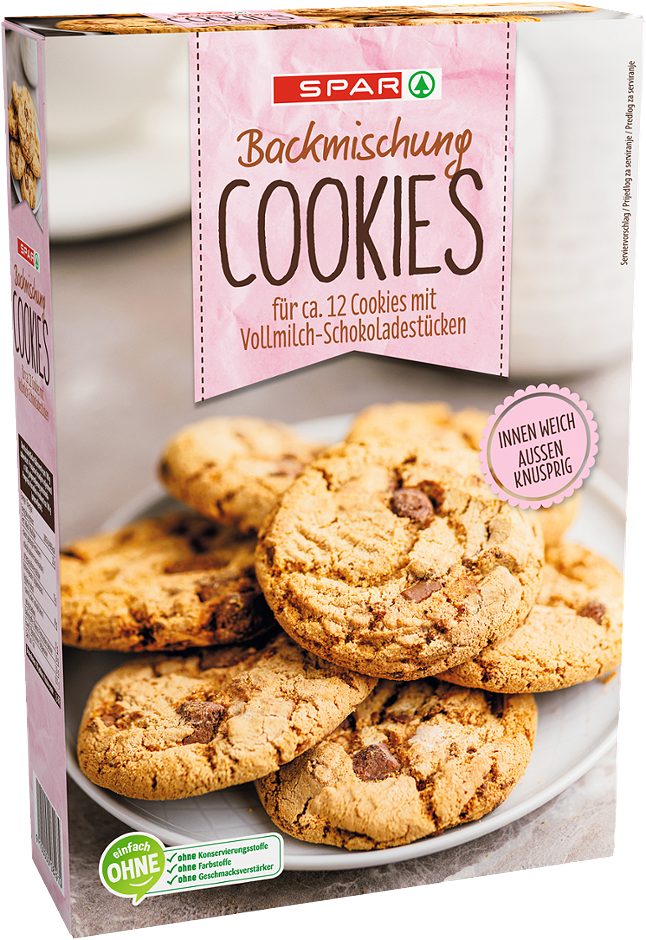 SPAR Backmischung Cookies 350 G