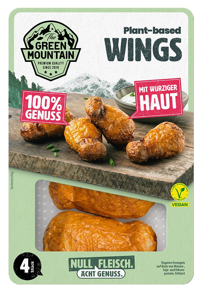 Green Mountain Plant-Based-Wings Chicken 180 G