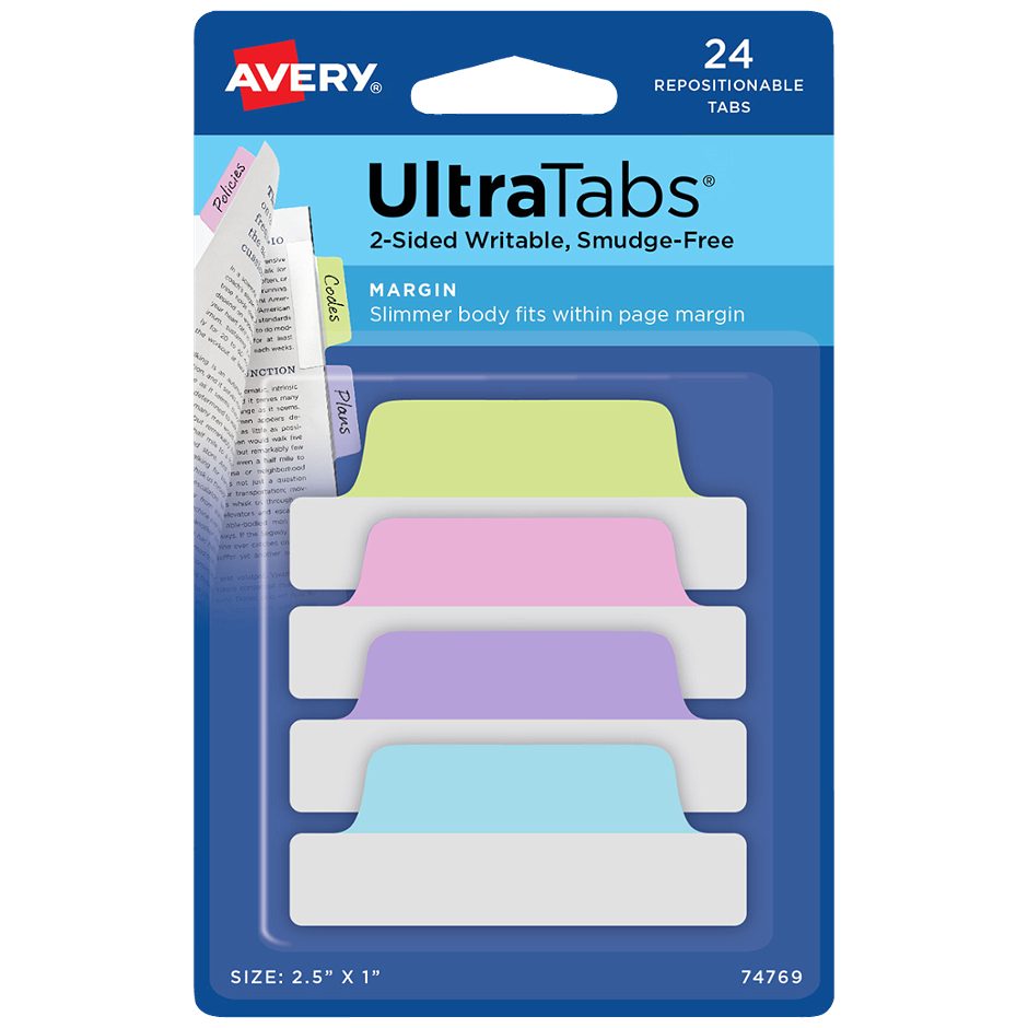 Avery Ultra Tabs 24 Stück