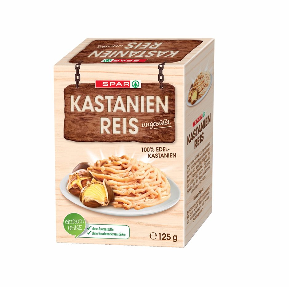 SPAR Kastanienreis ungesüßt 125 G