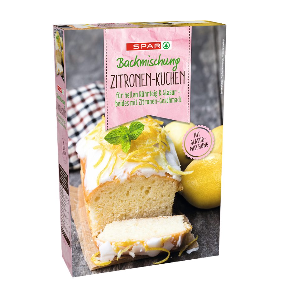 SPAR Backmischung Zitronen-Kuchen 500 G