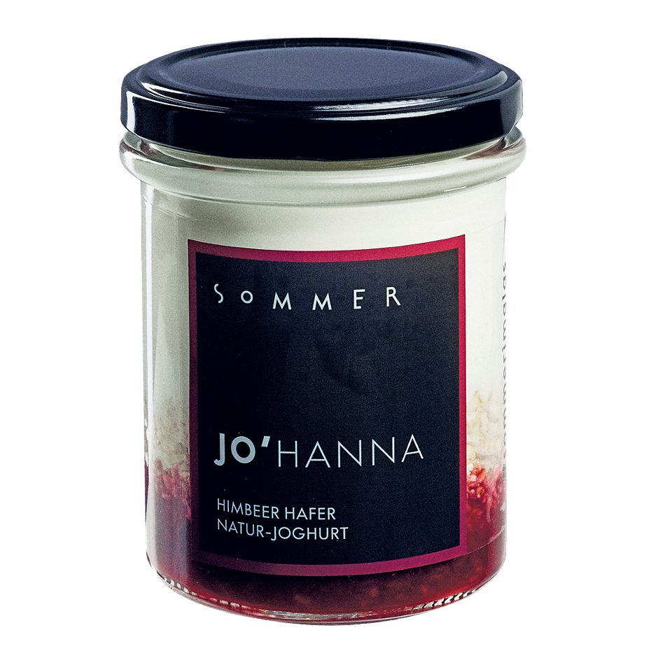 Sommer Jo`hanna Himbeer Hafer Natur-Joghurt 180 G EINWEG ohne Pfand