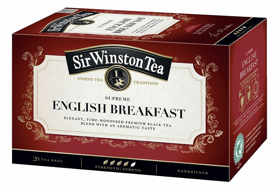 Sir Winston Schwarzer Tee English Breakfast 20 Teebeutel
