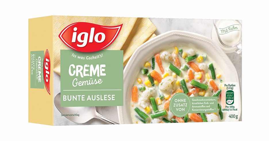 Iglo Gemüse à la Crème Bunte Auslese 400 G