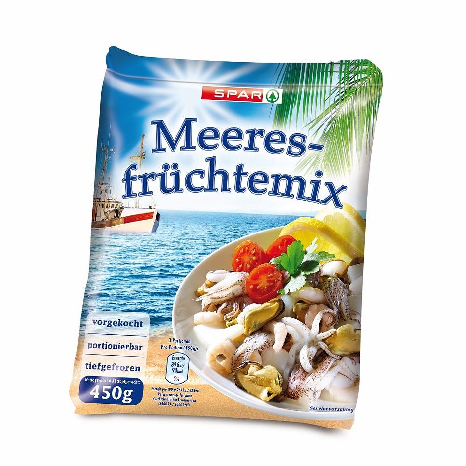 SPAR Meeresfrüchtemix tiefgekühlt 450 G