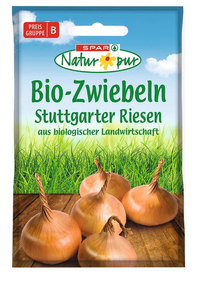 SPAR Natur*pur Saatgut Bio-Zwiebeln Stuttgarter Riesen
