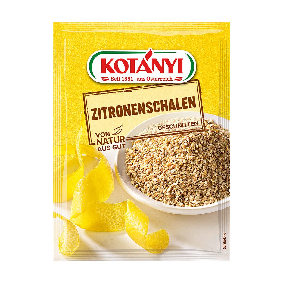 Kotányi Zitronenschalen geschnitten
