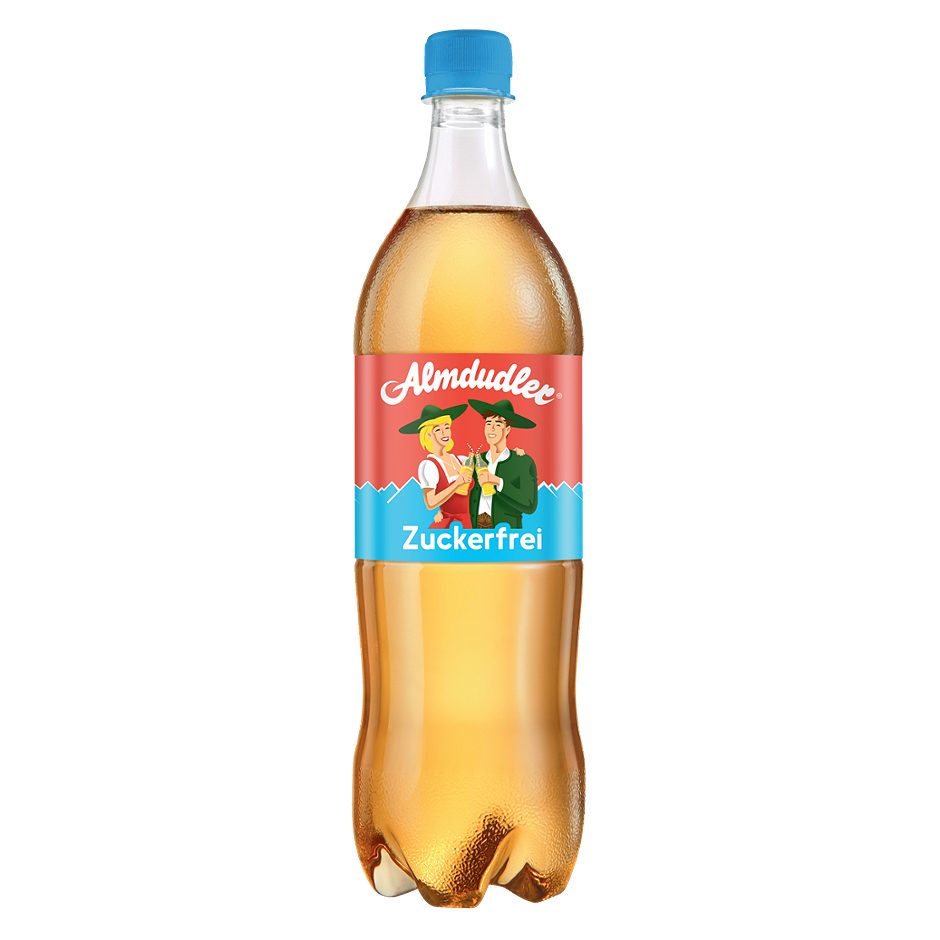 Almdudler Zuckerfrei 1 L EINWEG mit Pfand