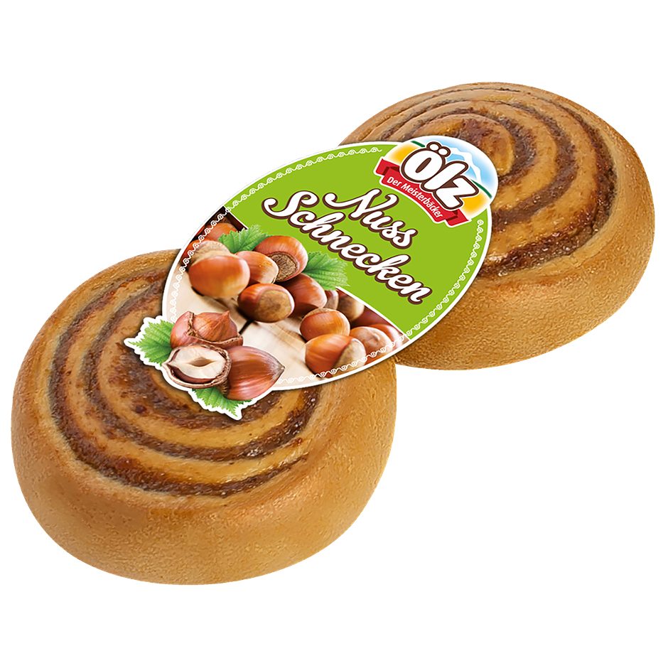 Ölz Nuss-Schnecken 2 Stück 200 G
