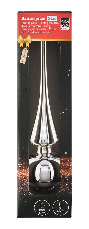 SIMPEX BASIC Celebration Baumspitz silber