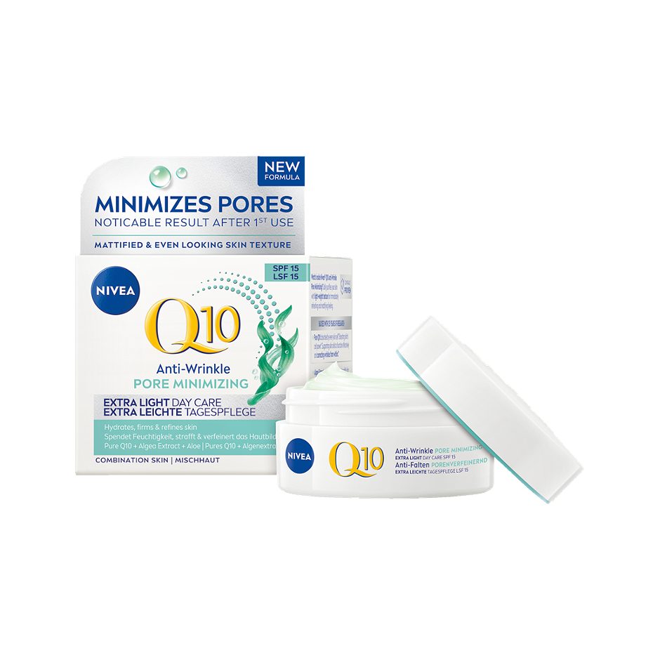 Nivea Anti-Falten Tagescreme Q10 Pore Minimizing / LSf 15 50 ml