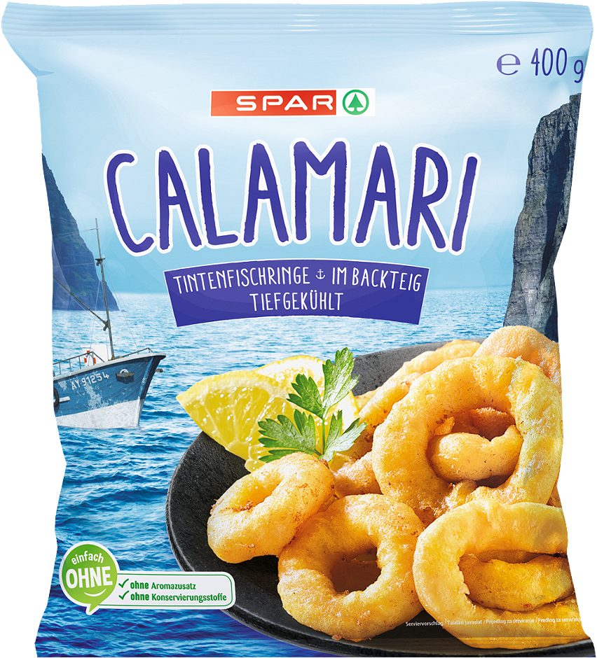 SPAR Calamari im Backteig 400 G