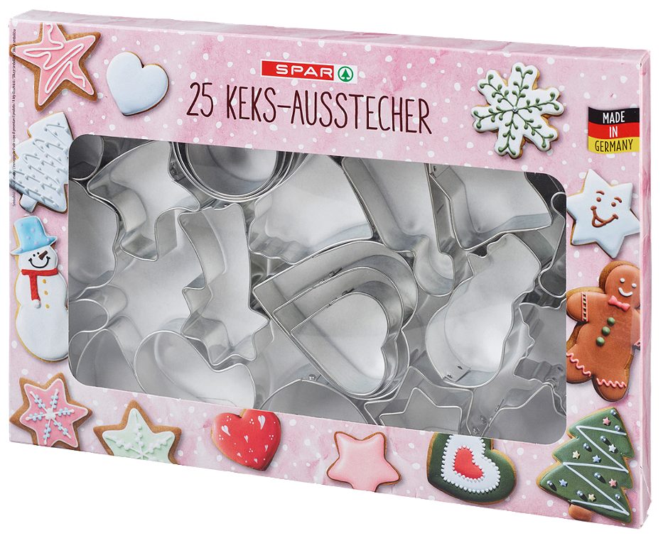 SPAR Keksausstecher 25-tlg.