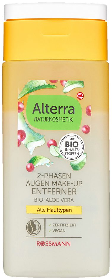Alterra Augen Make-up Entferner Bio-Aloe Vera 100ml