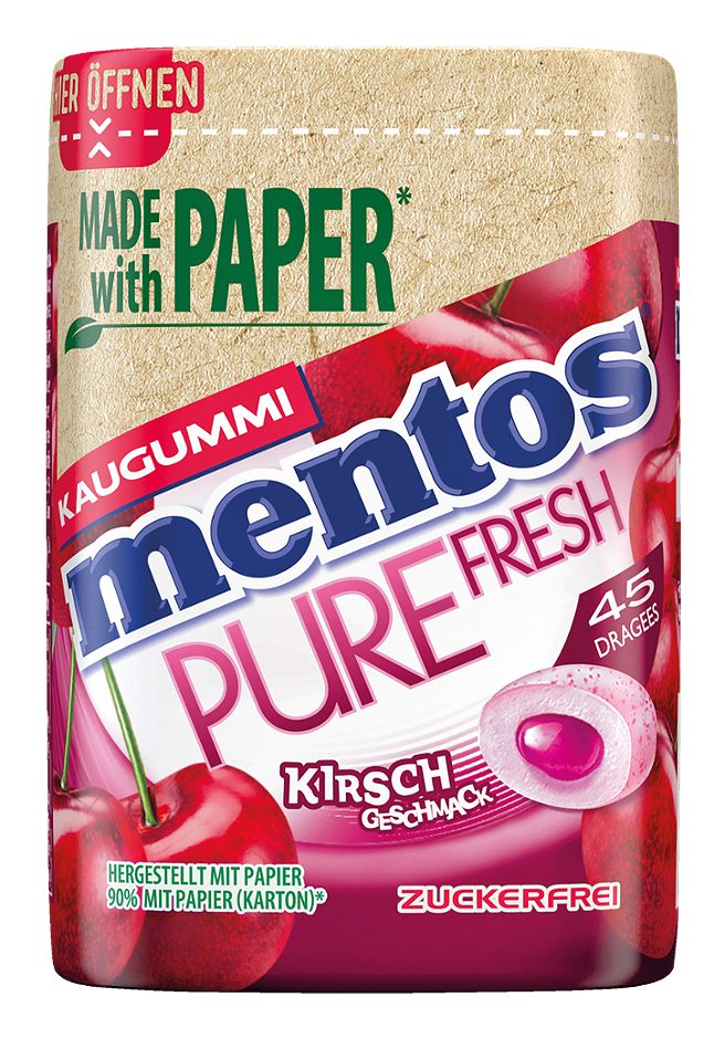 Mentos Gum Pure Fresh Kirsche 90 G