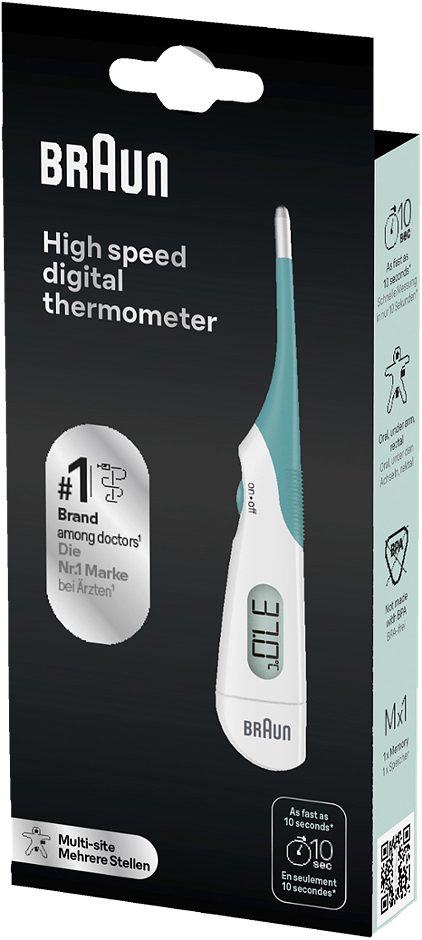 Braun Digitales Stabthermometer PRT1000CE