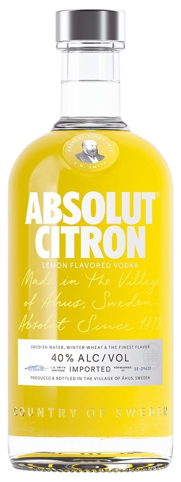 Absolut Citron Flavoured Vodka 0,7 L