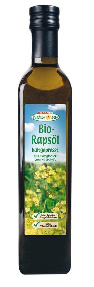 SPAR Natur*pur Bio-Rapsöl kaltgepresst 0,5 L