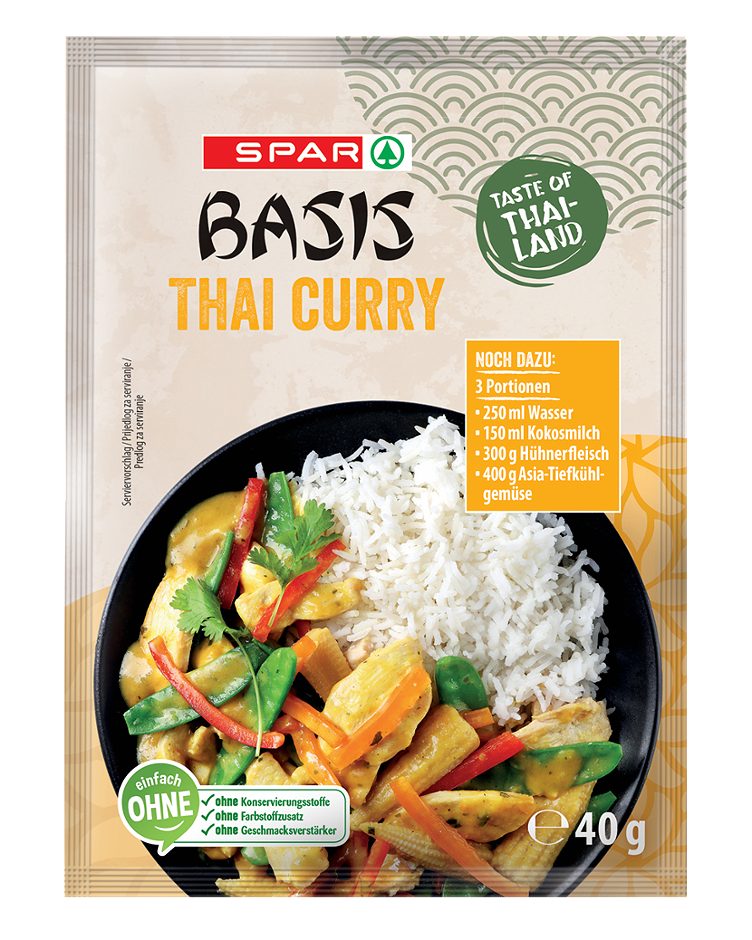 SPAR ASIA Basis Thai Curry für 3 Portionen