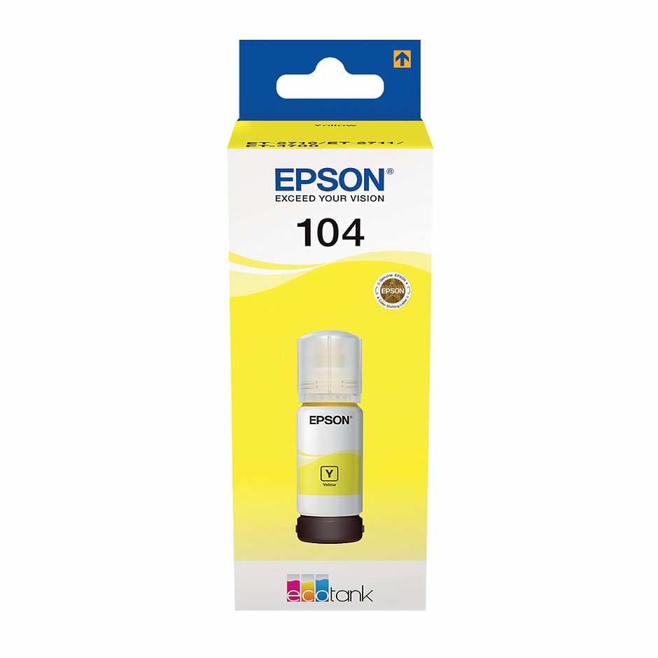 Epson Nachfüllflasche 104 Yellow 65 ML