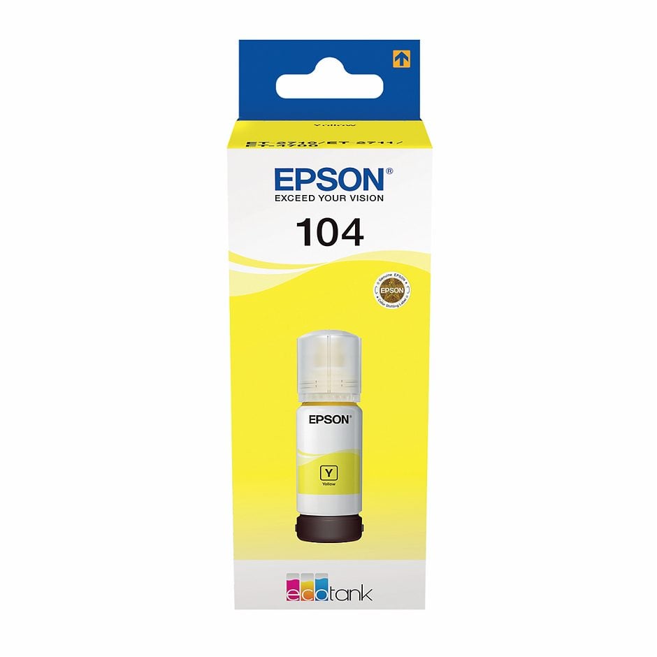 Epson Nachfüllflasche 104 Yellow 65 ML