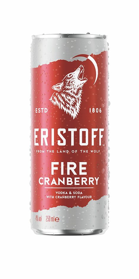 Eristoff Fire Cranberry 250 ML EINWEG mit Pfand
