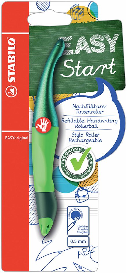 STABILO Tintenroller EASYoriginal Holograph Rechtshänder, grün