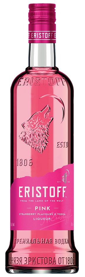Eristoff Pink Strawberry Flavours & Vodka 0,7 L
