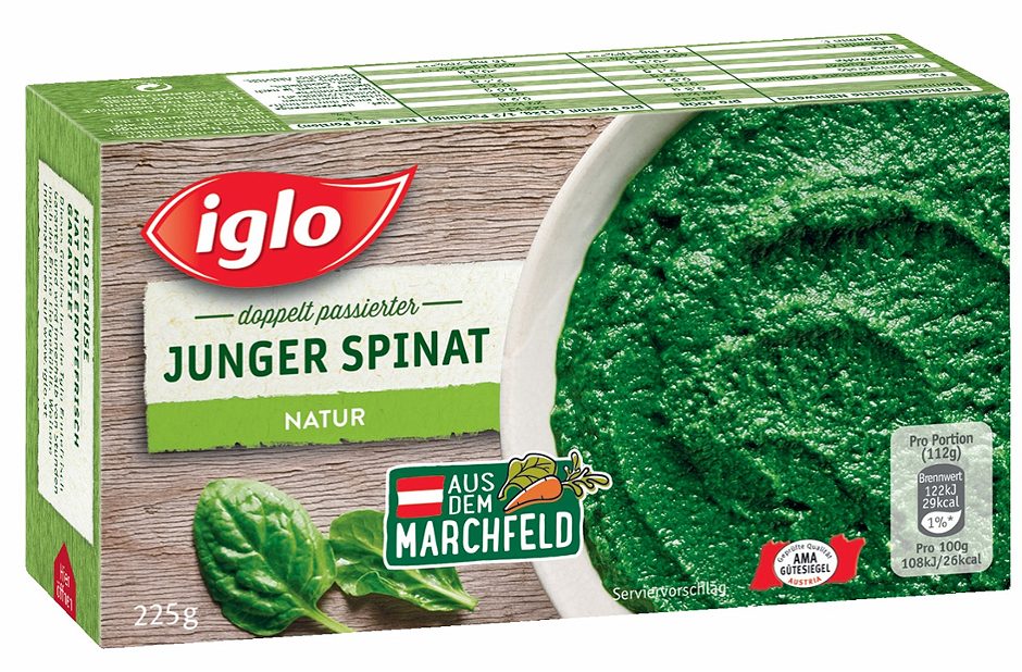 Iglo Junger Spinat doppelt passiert 225 G