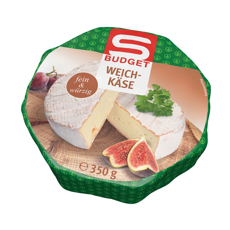S-BUDGET Weichkäse fein & würzig 350 G