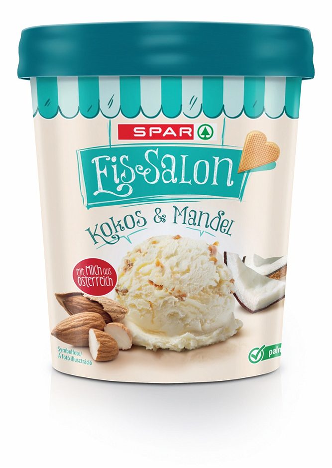 SPAR Eis-Salon Kokos & Mandel 480 ML