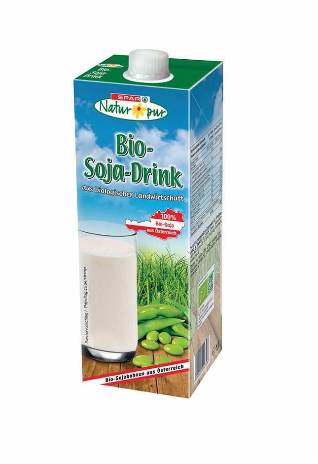 SPAR Natur*pur Drink Bio-Soja-Drink 1 L EINWEG ohne Pfand