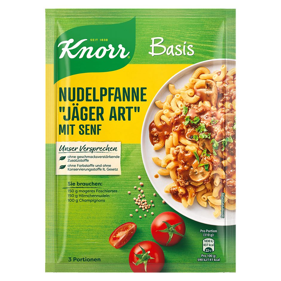 Knorr Basis Nudelpfanne "Jäger Art