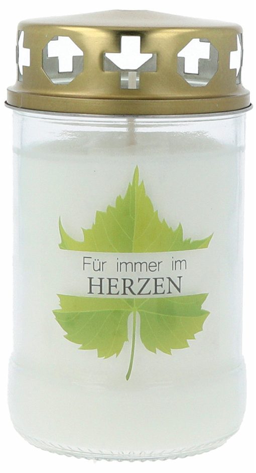 Hofer Glasgrablicht 44 Stunden Ahornblatt