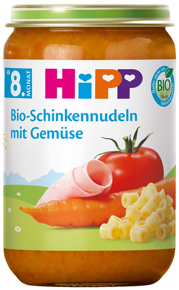Hipp Bio-Schinkennudeln mit Gemüse 220 G
