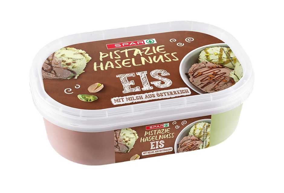 SPAR Eis Pistazie Haselnuss 0,9 L