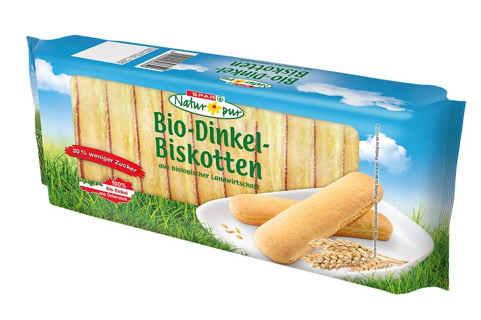 SPAR Natur*pur Bio-Biskotten Dinkel 200G 200 G