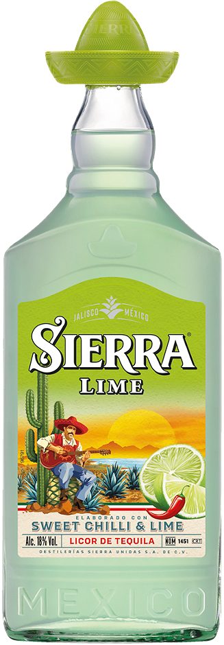 Sierra Lime Likör mit Tequila 0,7 L