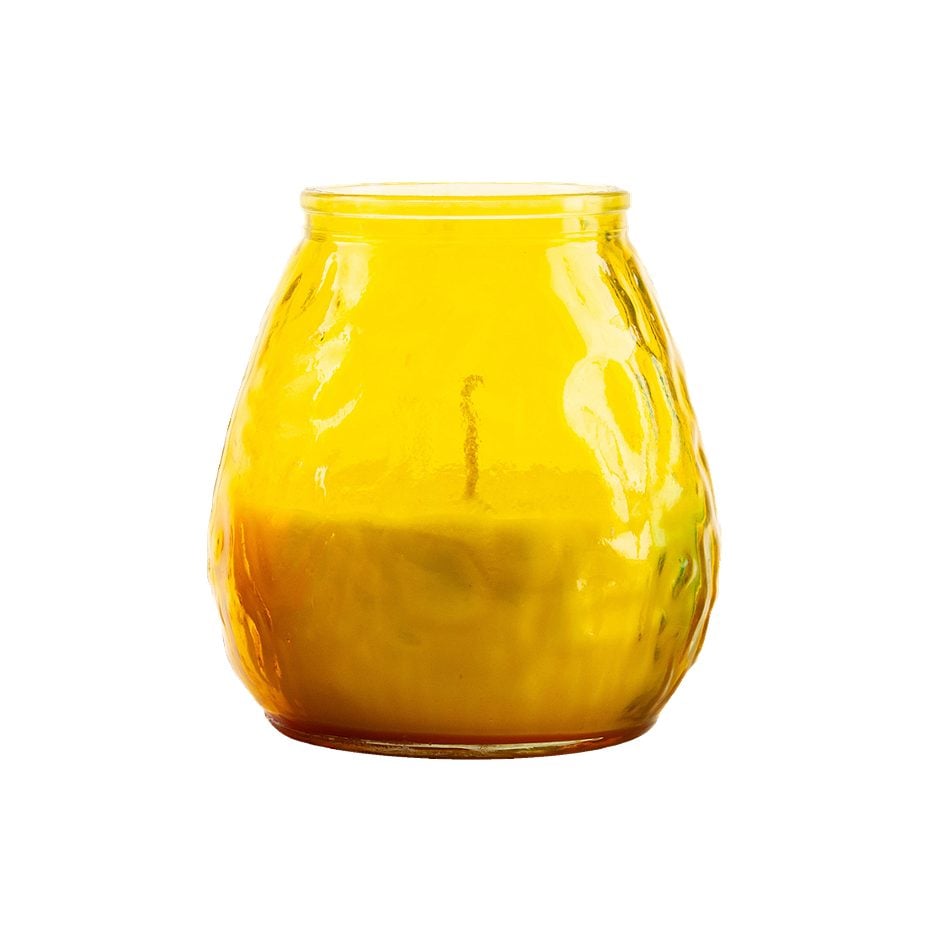 Schlaraffenland Glaswindlicht gelb