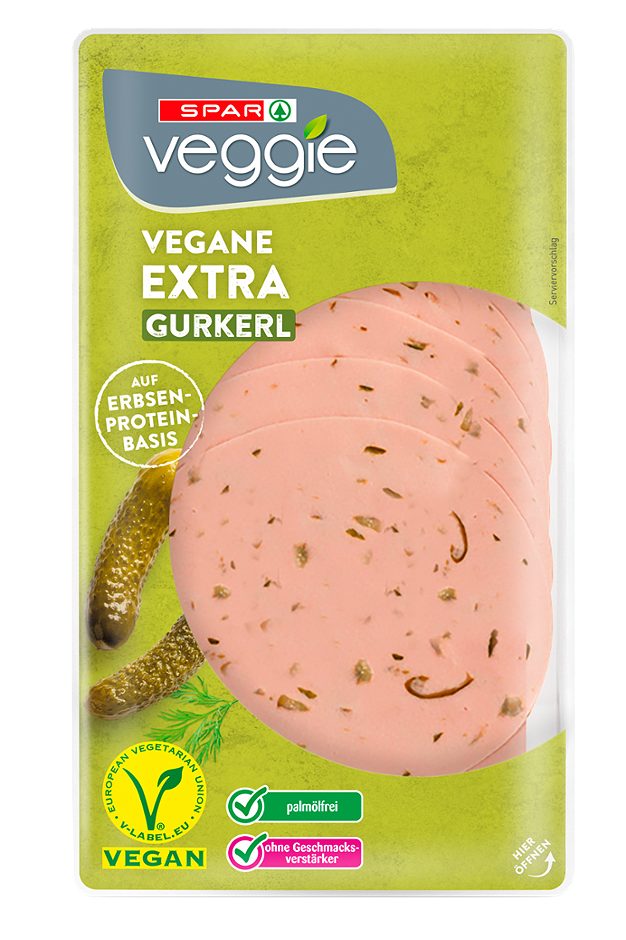 SPAR Veggie vegane Extra Gurkerl 80 G