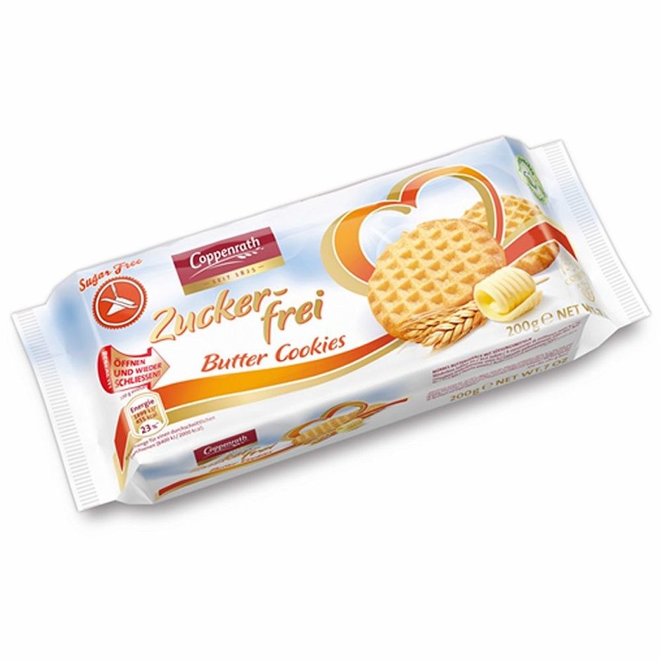 Coppenrath Butter Cookies zuckerfrei 200 G
