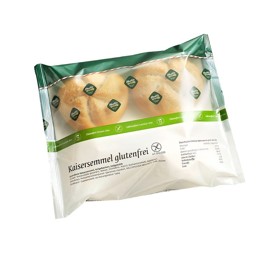 Haubis Kaisersemmel glutenfrei glutenfrei, teilgebacken 4 Stück 272 G